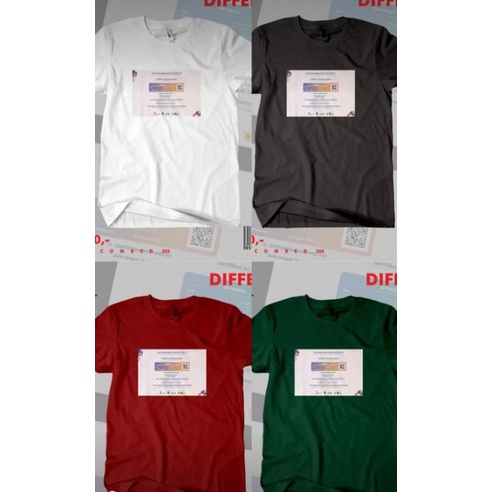 KAOS VAKSIN COVID 19 / CUSTOM KAOS VAKSINASI / SABLON SATUAN MURAH C19