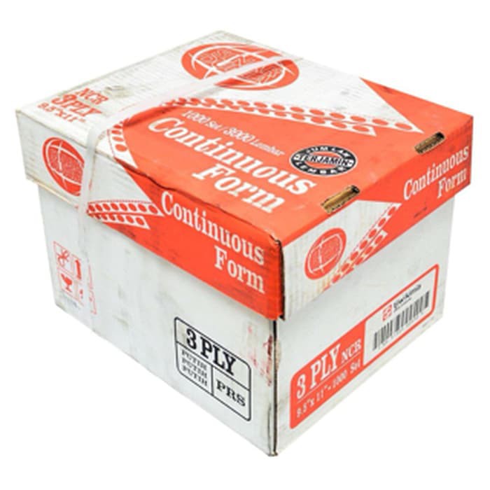 

Continous Form 9.5X11 inch 3 rangkap bagi 2 Sinar Dunia