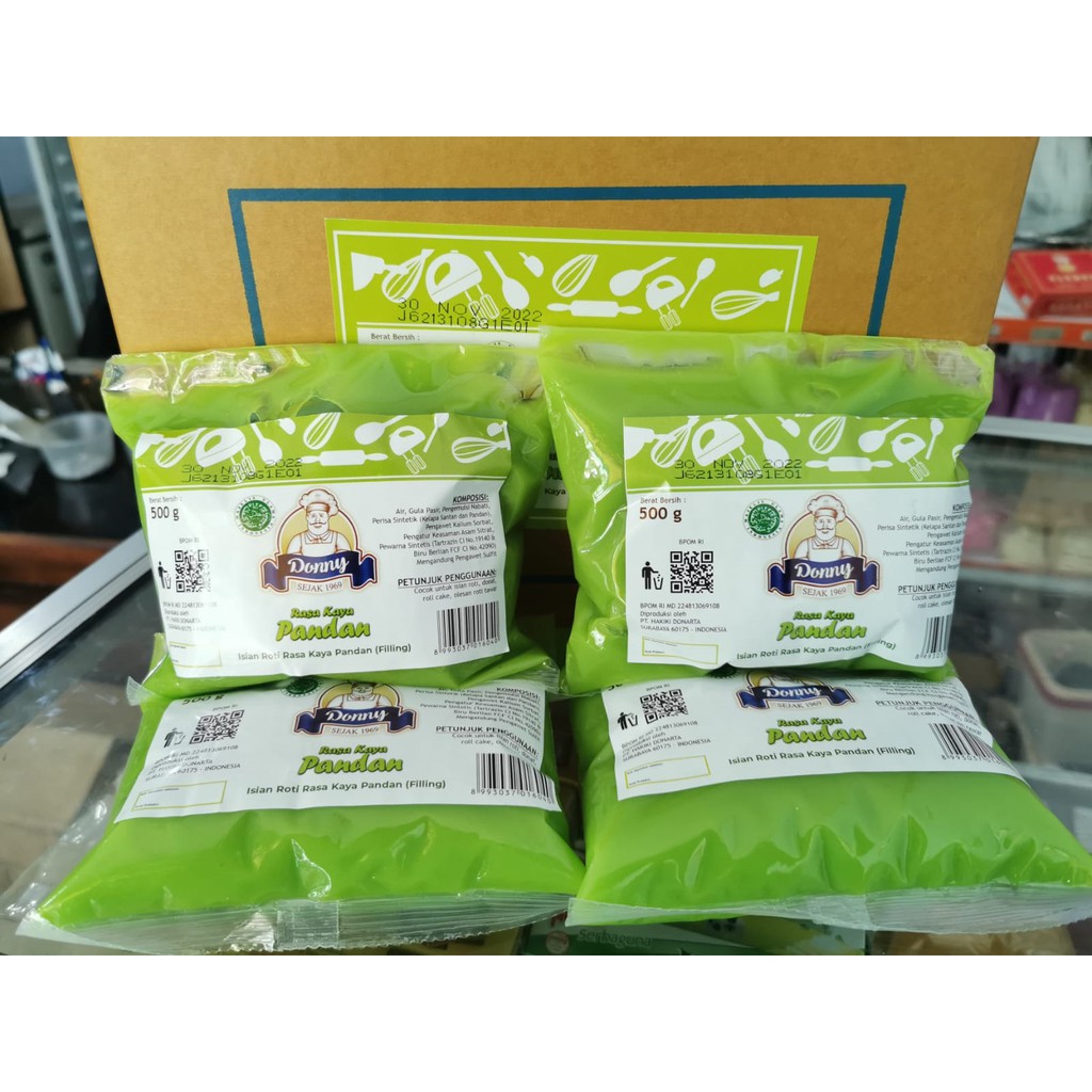 

Selai Donny Sarikaya Pandan 500 Gram / Filling Srikaya Pandan