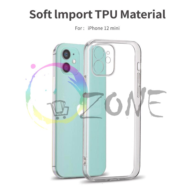 SOFTCASE TRANSPARAN 12 MINI PREMIUM CLEAR SOFT CASE