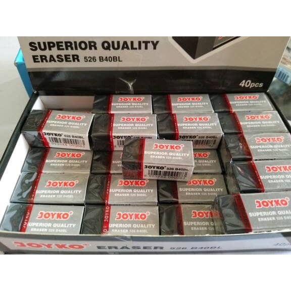 

Gilaa!!! Pengapus Joyko B40P. Hitam Dan Putih Isi 40Pcs Diskon