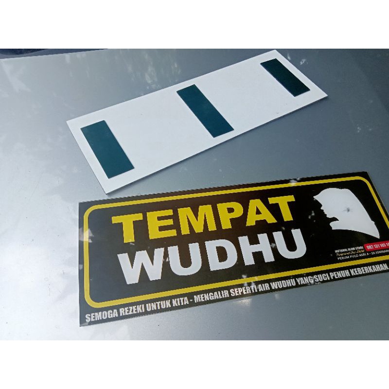 PLAKAT - SIGN - TEMPAT WUDHU - ACRYLIC