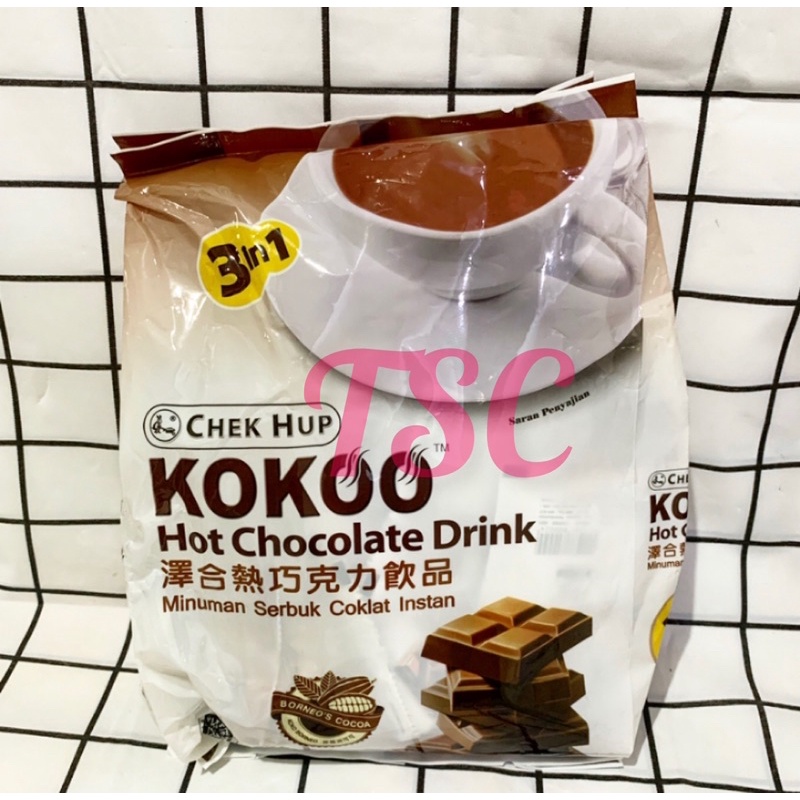 

Chek Hup KoKoo Hot Chocolate Drink / Koko / 3in1 Hot Chocolate / Minuman / Cokelat