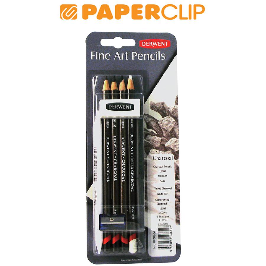 

PENSIL WARNA DERWENT SET CHARCOAL BLISTER ISI 4 0700664DW