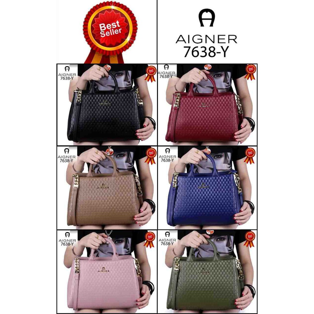 7638/Y {TERMURAH} CAHAYA AMANAH Tas AIGNER 7638/Y