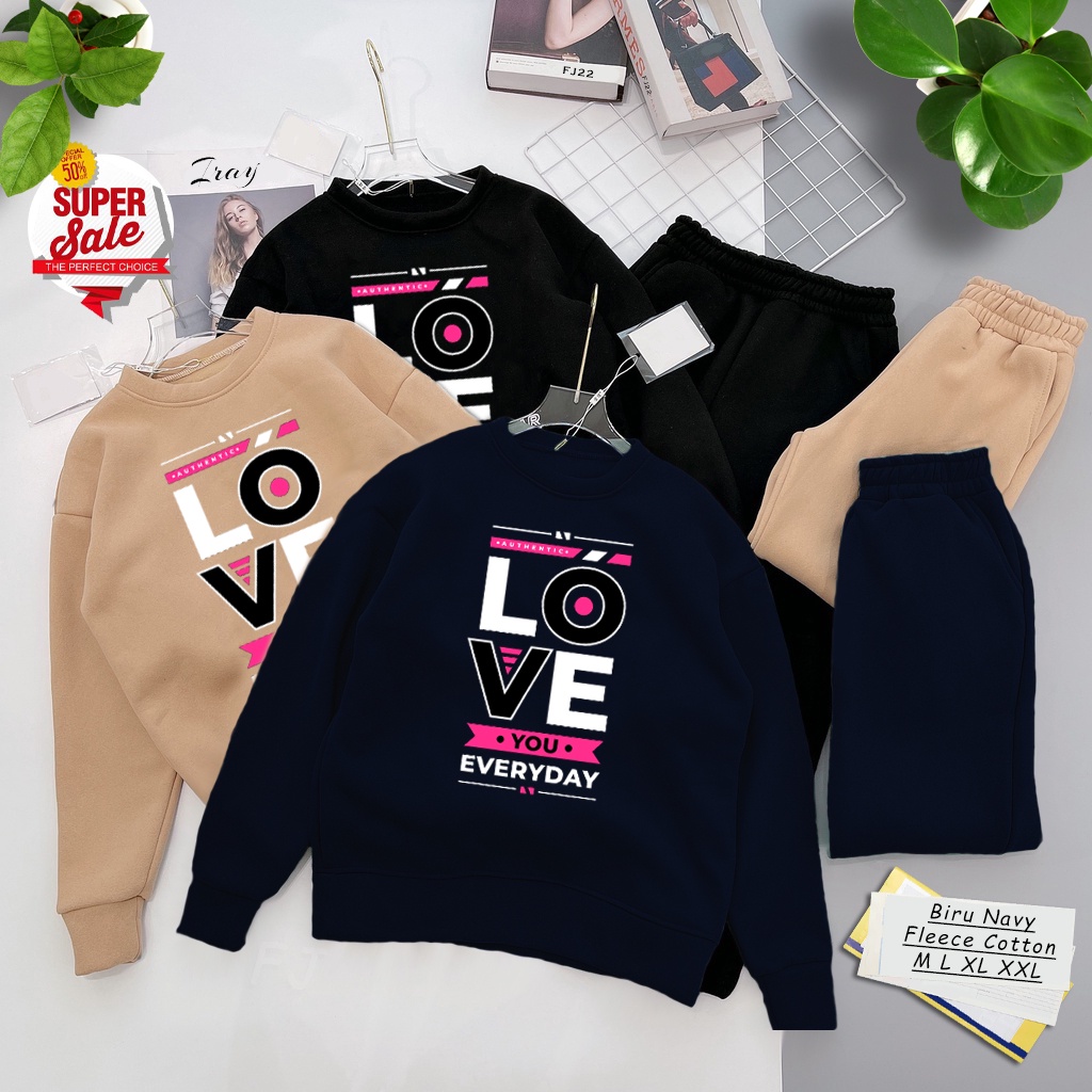 🅳🅵 Love You Every Day Sweater Unisex | Dhea Fashion