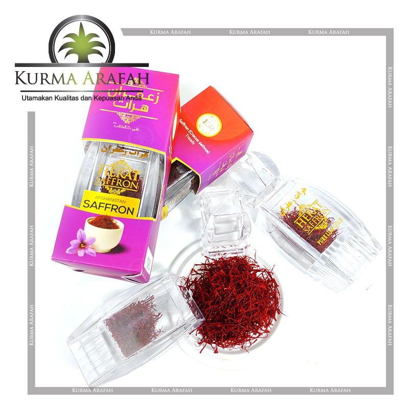 Saffron Herat 1gr Afghanistan Super Negin Premium Quality 100% Original