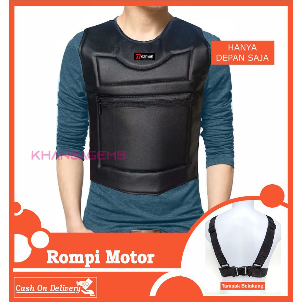 Rompi Motor Keren Cocok Untuk Touring Pelindung Dada Anti Angin Body Protector-5