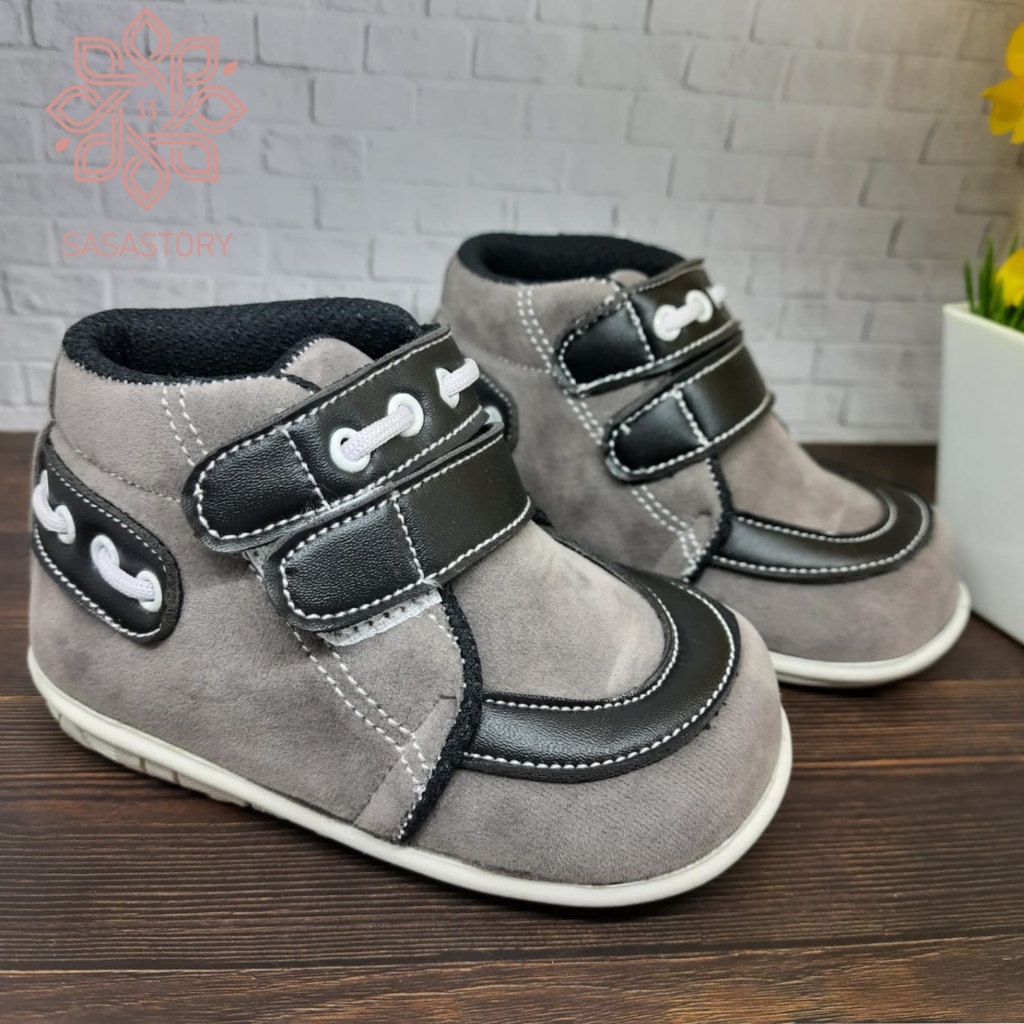 Sasastory Sepatu Boots Anak Laki Laki Sol Bunyi Usia 1 2 3 Tahun Sepatu Boot Anak Perempuan Sol Bunyi Usia 1 2 3 Tahun Sepatu Formal Anak Laki Laki Sepatu Main Anak Perempuan Sepatu Warna Warni Balita Sepatu Balita GA04