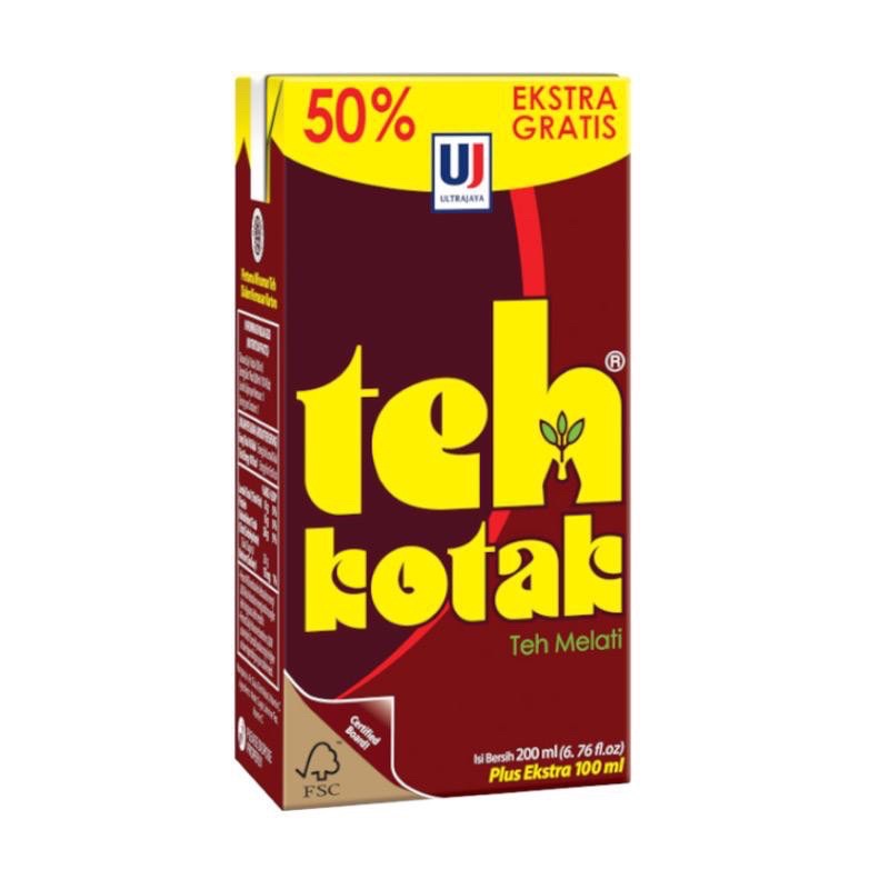 

teh kotak 200 ml plus extra 100 ml