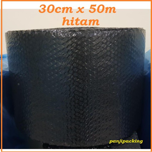 

Bubble wrap Hitam 30cm x 50m plastik buble warp tebal Bandung bubblewrap potongan roll