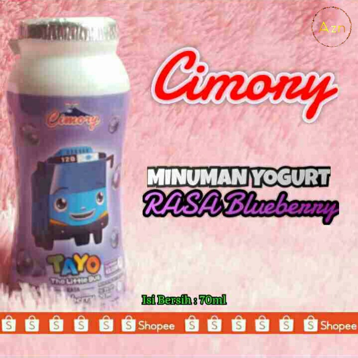 

Cimory botol kemasan 70ml minuman yogurt rasa blueberry