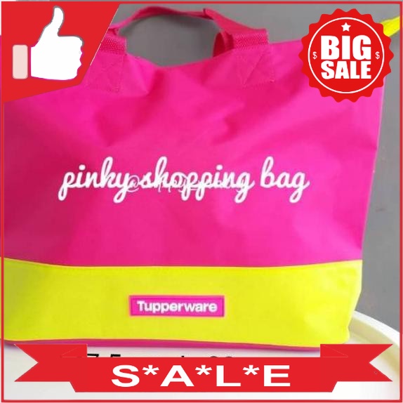 Tupperware Pinky Shopping Bag Tupperware Original