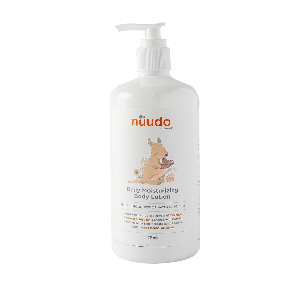 Nuudo Daily Moisturizing Kids Baby Body Lotion Krim Anak Bayi REFILL 475ml