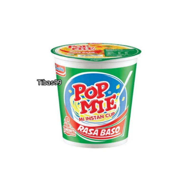 

Pop Mie Instant Cup Rasa Bakso Kuah 75g Enak