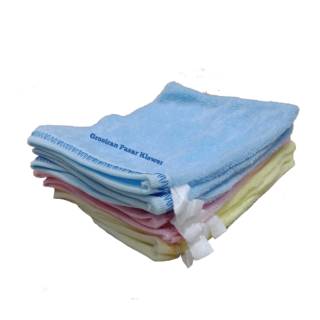 1 Lusin / 12 Pcs Washlap / Waslap Bayi Kotak Murah