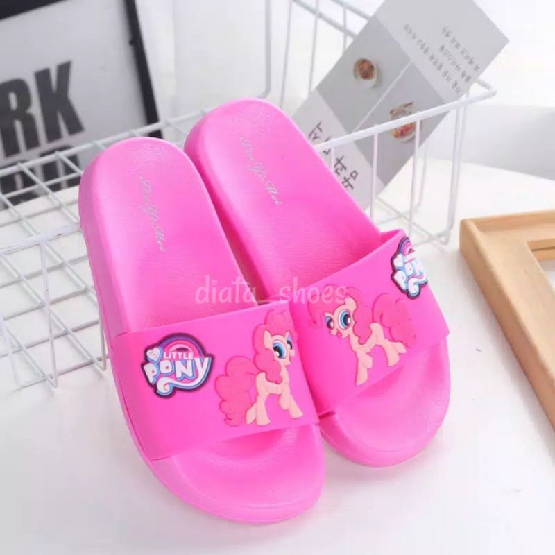 sandal anak kuda poni semi karet timbul size 26-30 realpict