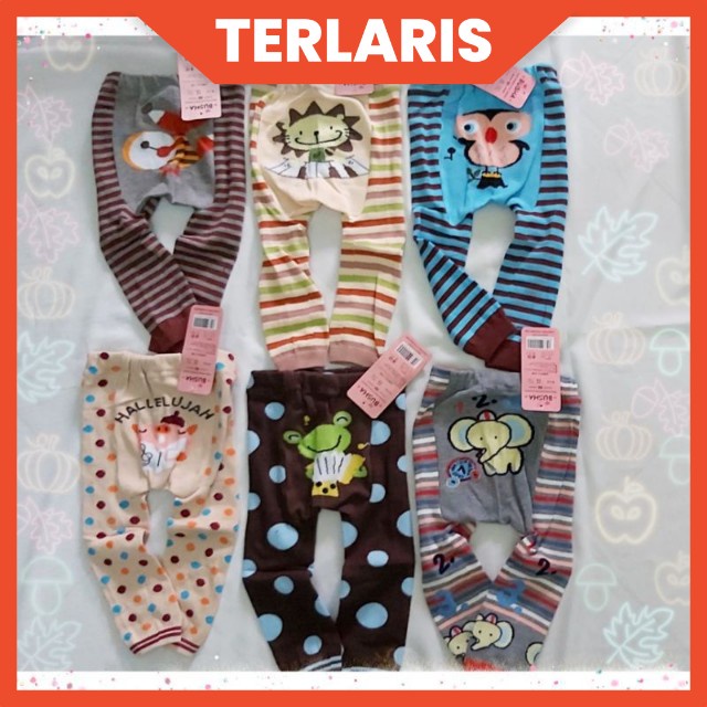 Legging Bayi busha Buka Kaki Motif Terbaru / Leging Bayi Import / Legging anak bayi cowok 6-12 bulan / Leging anak bayi laki laki import 3D BIZYBEE