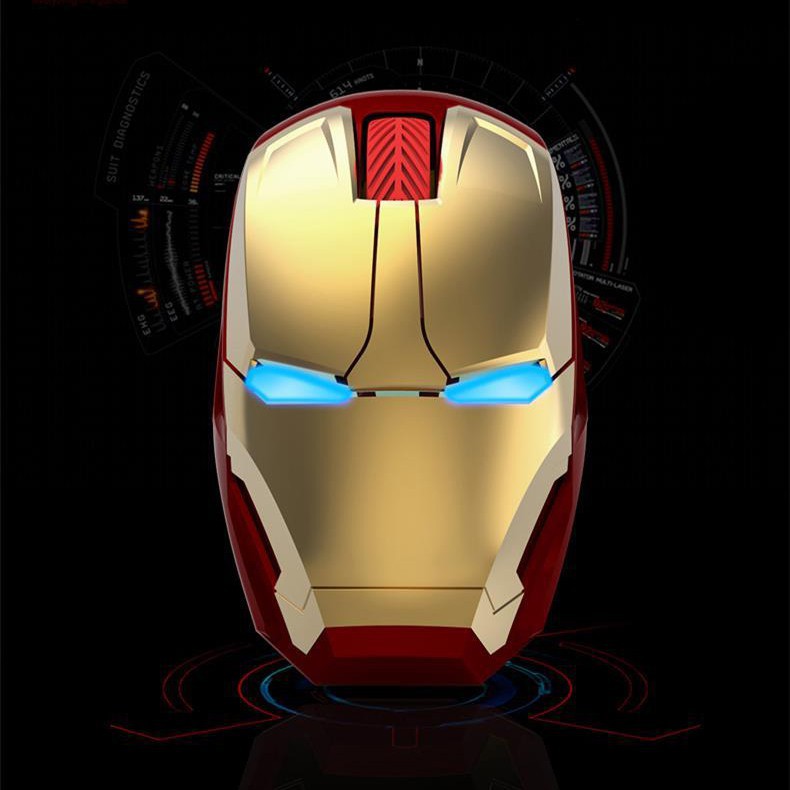 Grab medan TaffWare Mouse Wireless Optical Iron Man 2.4Ghz - GFSK-M8