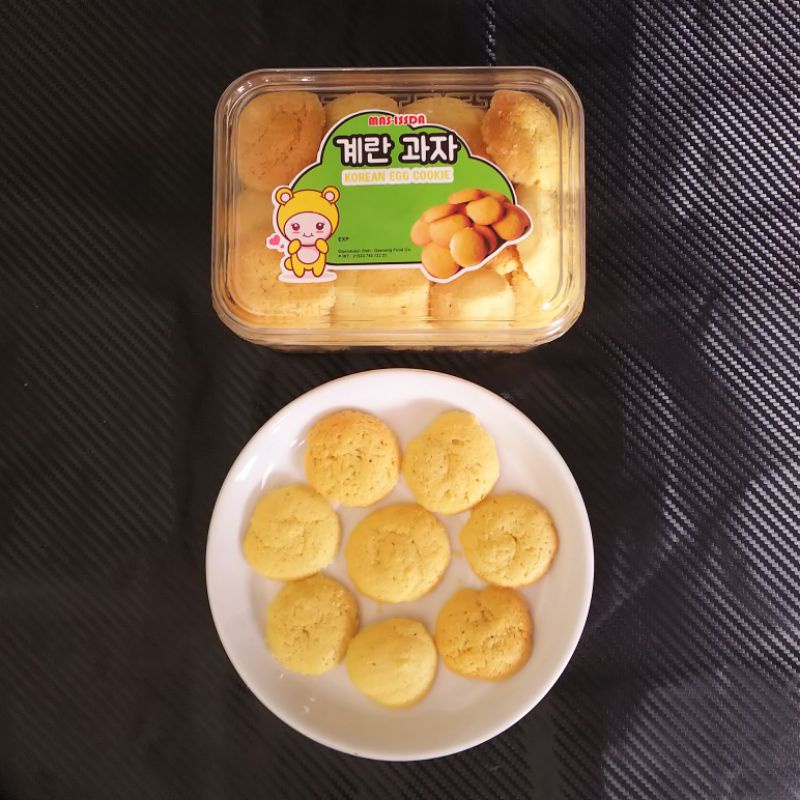

Kue Kering Korea Egg Cookie Makanan Cemilan Jajanan Halal Hits Kekinian