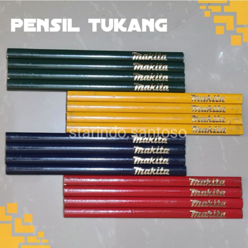 Ecer PENSIL TUKANG MAKITA gambar bangunan proyek