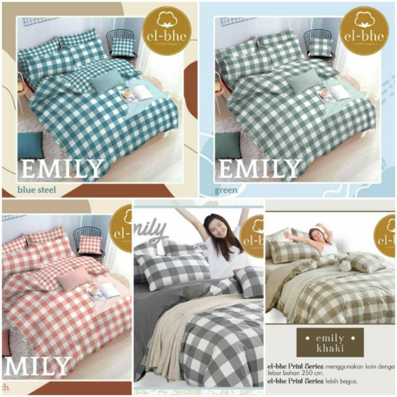 sprei katun lokal/motif kotak2 cantik