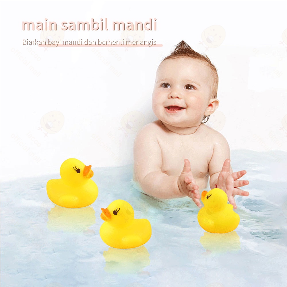 Poney Bebek karet  mainan mandi bayi anak mainan air anak mandi Baby Bath Toys 1PCS