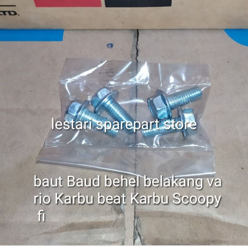 baut Baud behel belakang Scoopy karbu