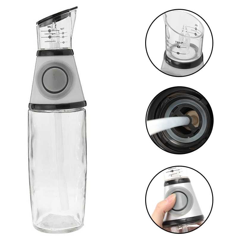 Leeseph Botol Minyak Olive Oil Vinegar Dispenser Pourer 500ml HEA-1075