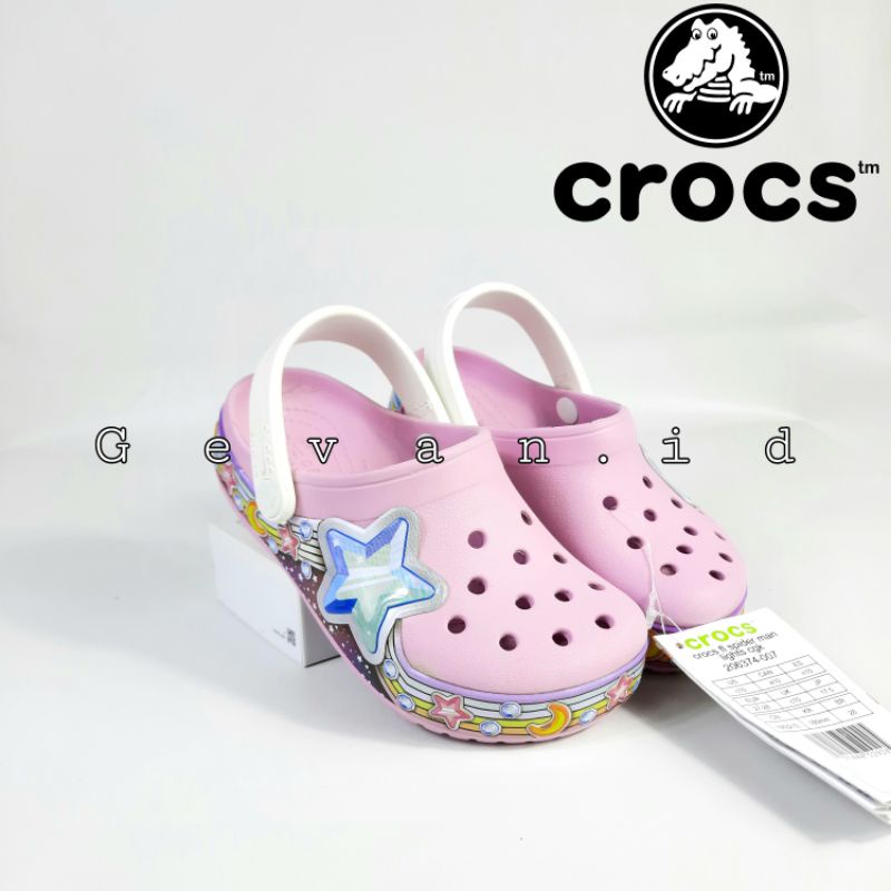 CROCS FUNLAB / CROCS STAR / SEPATU SANDAL CROCS ANAK / CROCS ANAK PEREMPUAN