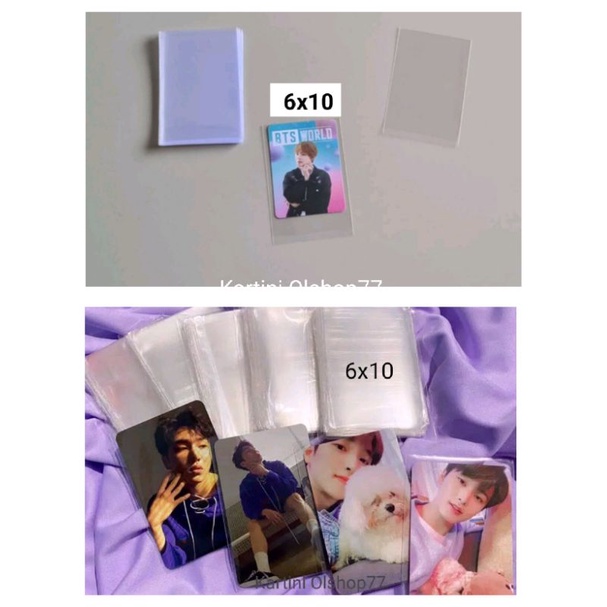 Ready Inner Sleeve PhotoCard / Plastik Opp ( 1pack=50 )//Plastik Aksesories