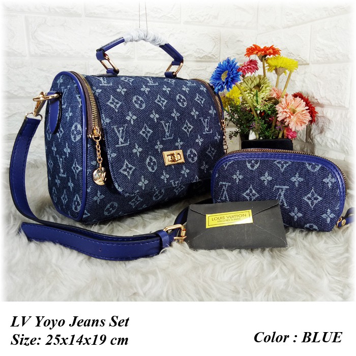 LV Yoyo Jeans Set Dompet