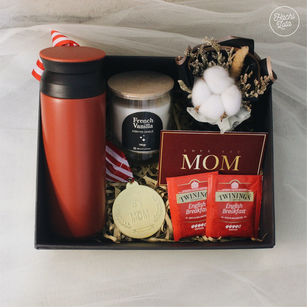 

Love You, Mom | Hampers Kado Ulang Tahun Ibu / Hadiah Orang Tua, Gift Box Mother's Day