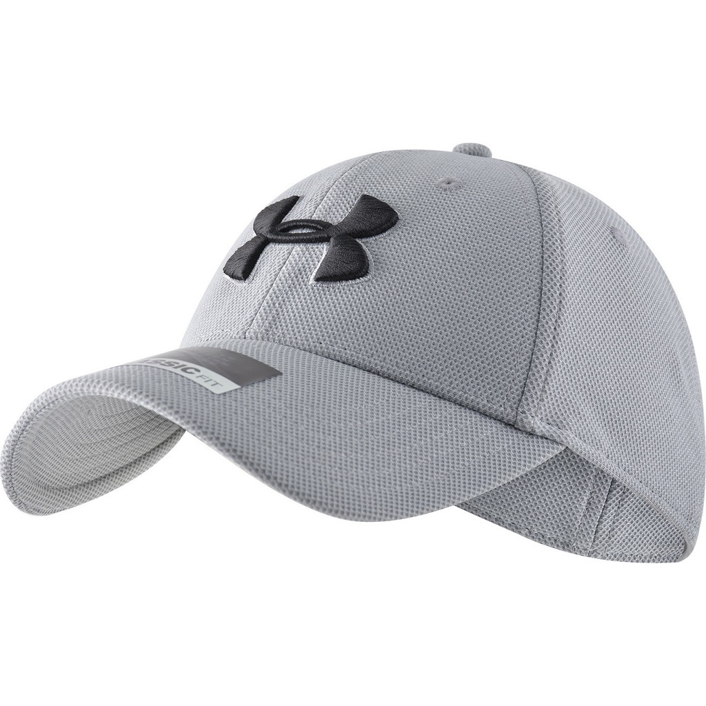 Under Armour Heathered Blitzing 3.0 Grey Silver Topi UA 1305037-035 Topi Original 100%