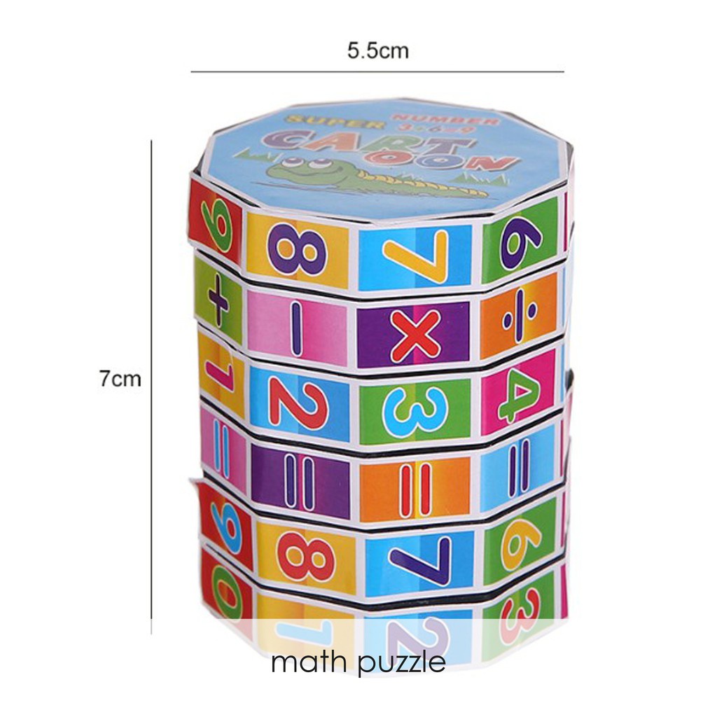 Mainan Edukasi Anak Rubik Kubus digital/Puzzle Belajar Matematika Dan Berhitung/ C54