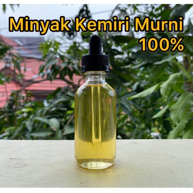 Minyak Kemiri Murni 60ml - Untuk Mencegah Kerontokan Rambut | Shopee ...