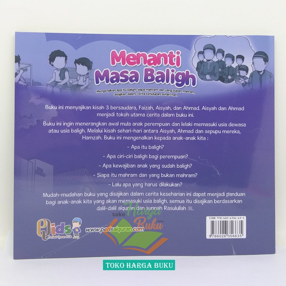 Menanti Masa Baligh - Penerbit Perisai Quran Qids