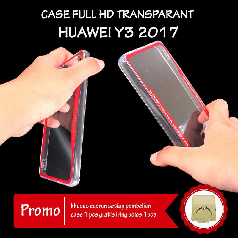 CASE FULL HD TRANSPARAN HUAWEI Y3 2017