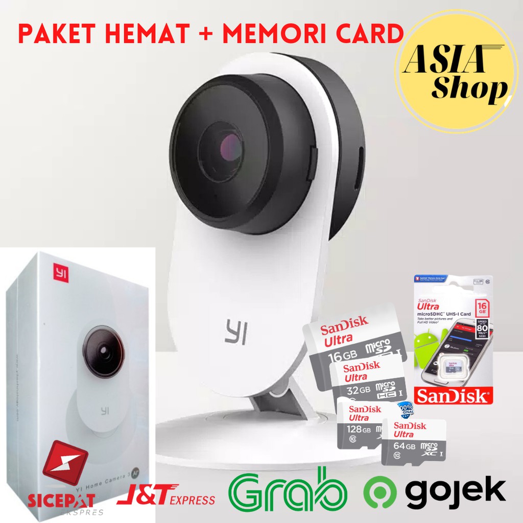 Kamera IP YI Home 3 1080p Anti Maling WIFI Kamera International Version Garansi Resmi