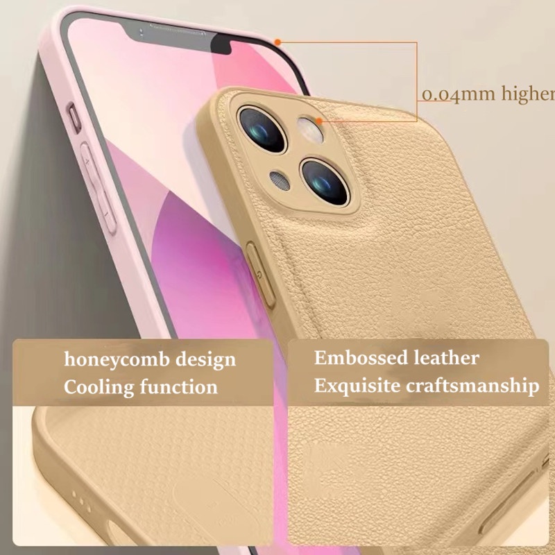 Case Bahan Kulit Silikon Dapat Dicuci Tahan Banting Untuk iphone 11 pro max 13 / 12 pro max X / Xs max XR 7 / 8 / se2020 7 plus8 plus