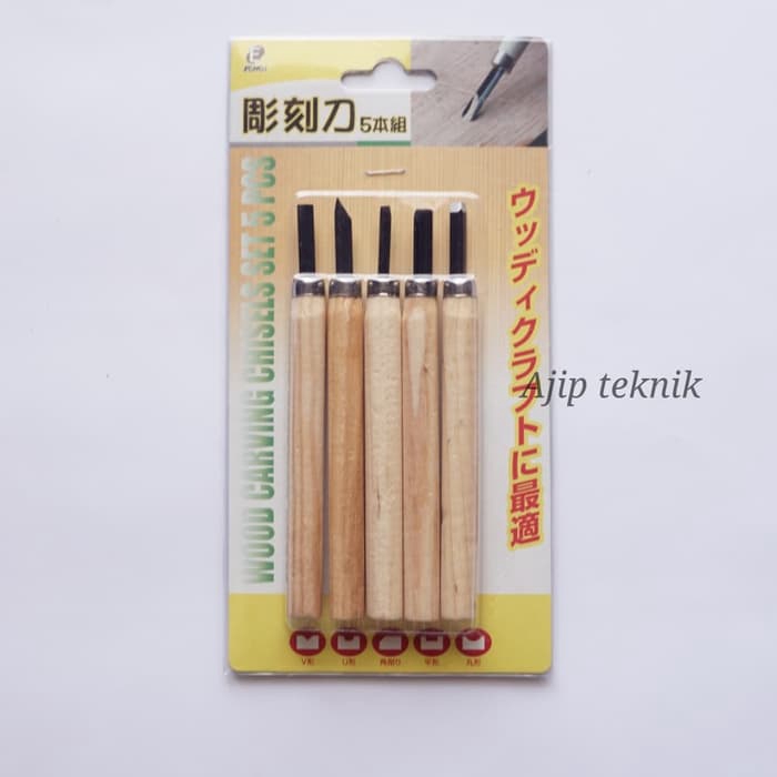 Pisau Ukir 5pcs