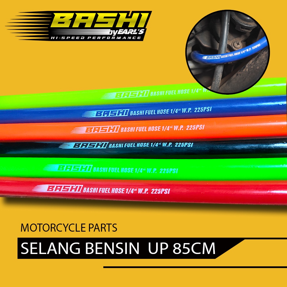 selang bensin premium BASHI bahan TPU POLYURETHANE fuel hose motor