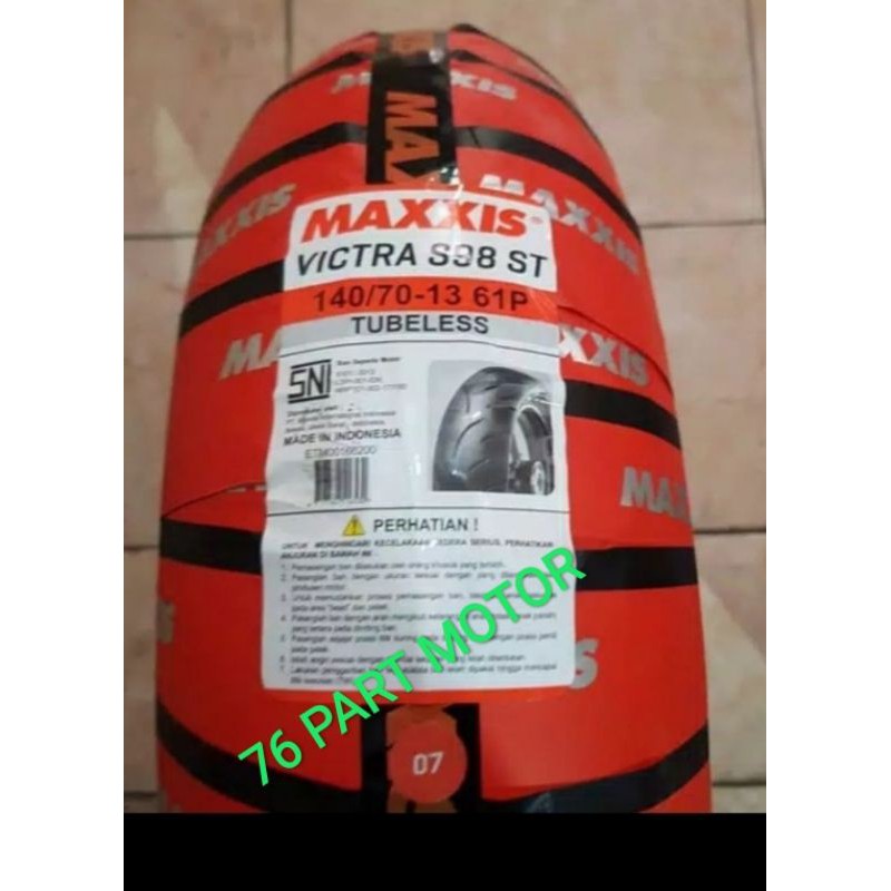 BAN TUBLES MAXXIS VICTRA UK 140/70 RING 13 FREE PENTIL