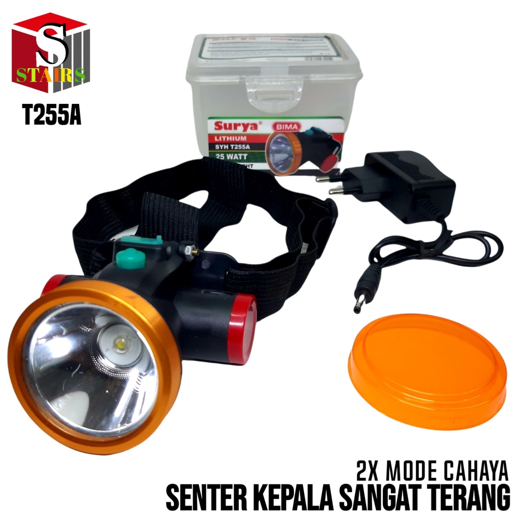 Senter Kepala LED Super Terang Tahan Air SYH-T255A