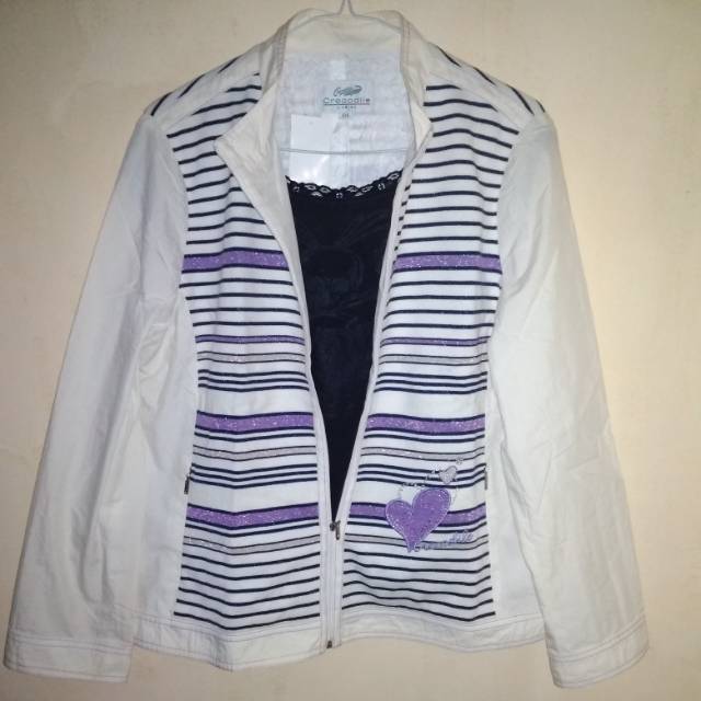 Jaket branded crocodile ladies ori preloved bekas second parka fashion original