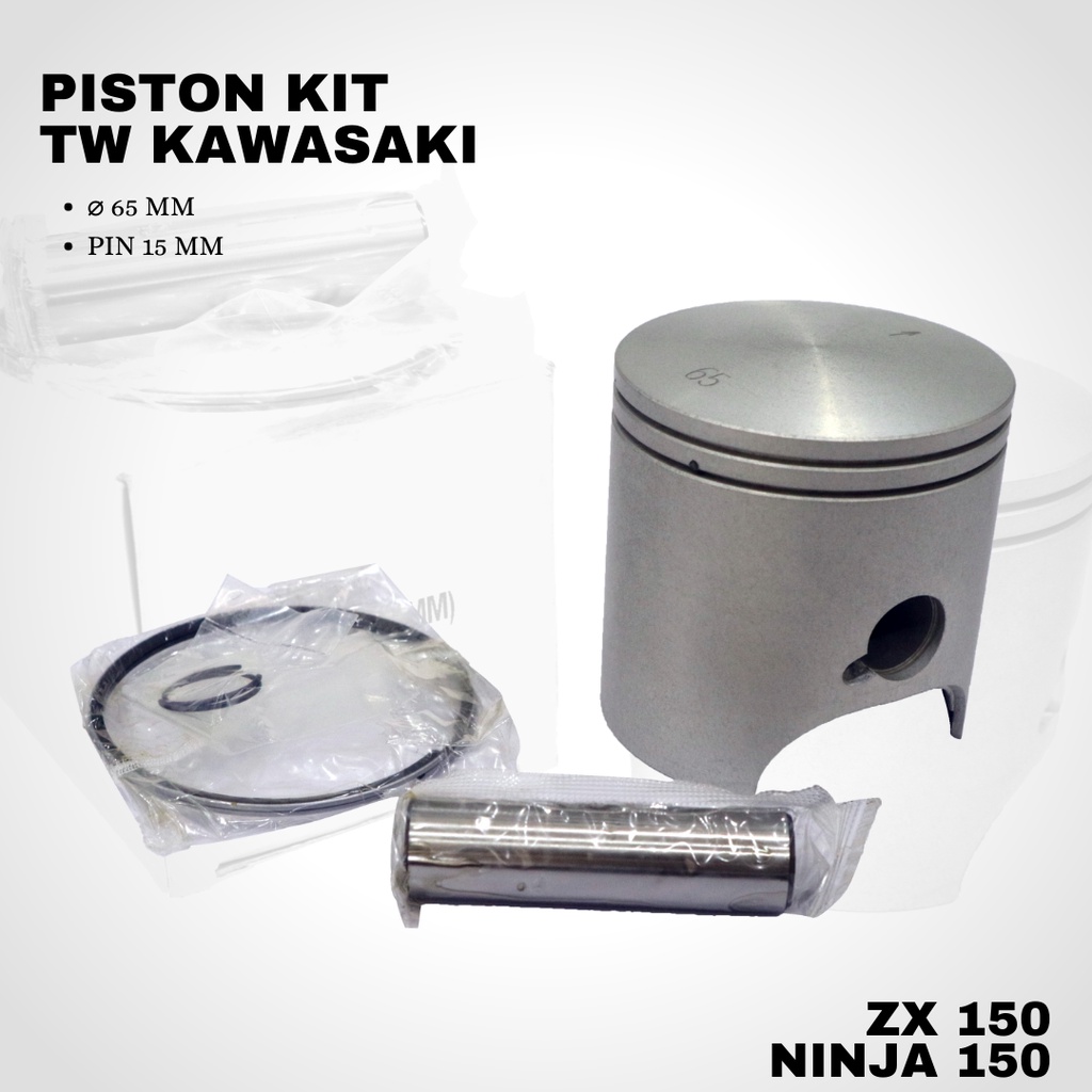 Seher Piston kit ninja 150 2T 65 pin 15 Thailand