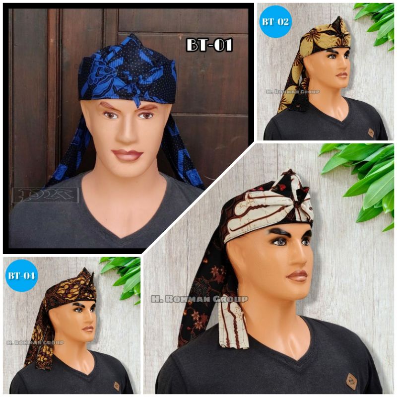 Terlaris blangkon BT batik sunda bali /khas baduy / totoponh / blangkon / blangkon jawa / udeng / bl