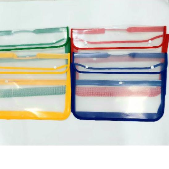 

10.10 BRANDS FESTIVAL Map Plastik / Zipper Bag Kancing Folio