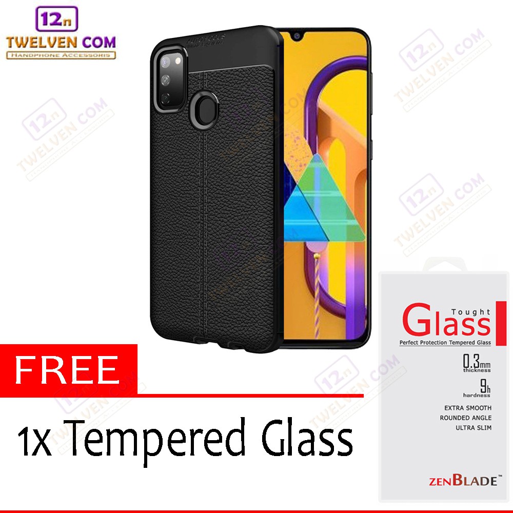 Case Auto Focus Softcase Samsung M21 / Samsung M30s - Free Tempered Glass