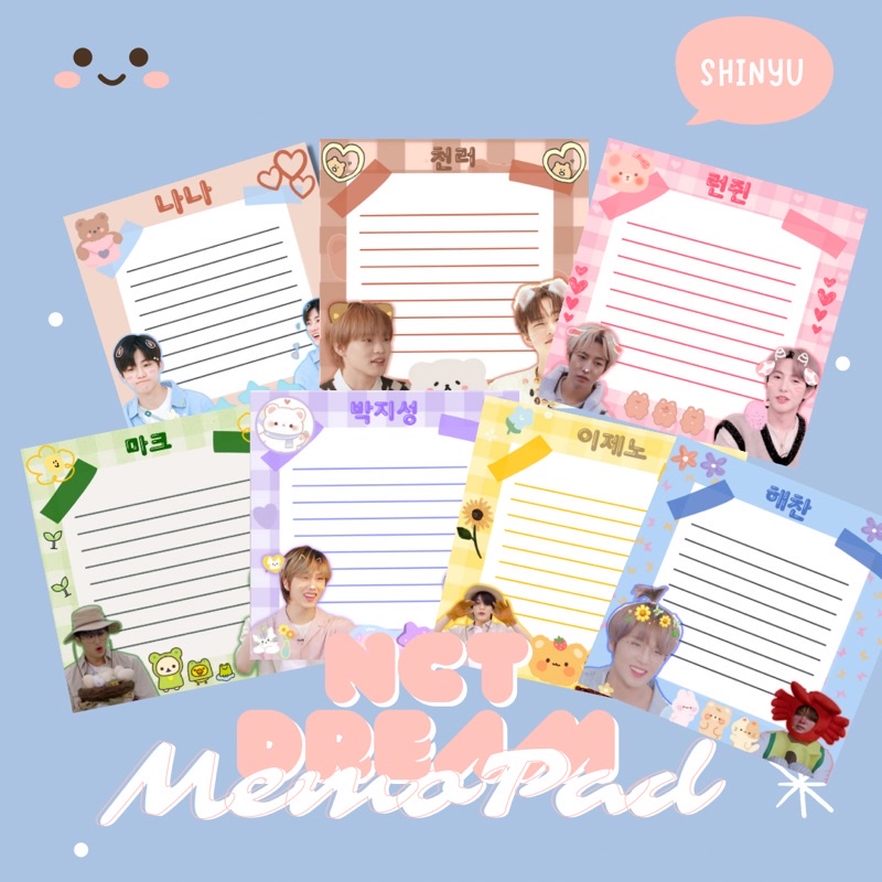 

NCT DREAM DECO MEMOPAD